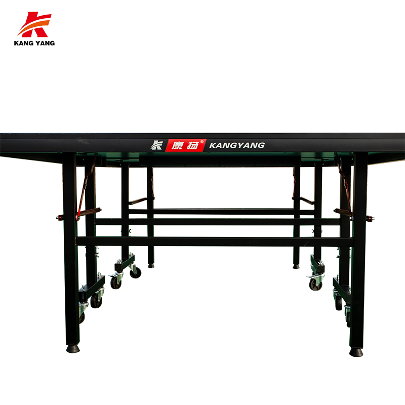 Wholesale Easy Assemble Standard Size Professional  Foldable IndoorTable Tennis Tables With Wheel