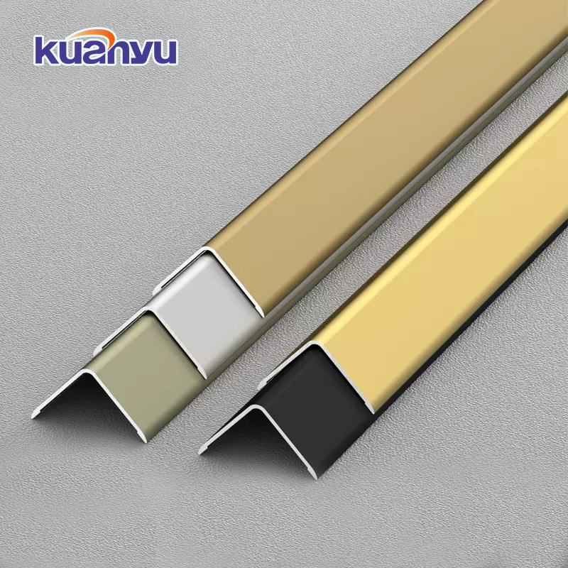 Hot Selling L Metal Wall And Ceiling Decorative Metal Trim Molding Stainless Steel Trim Strip