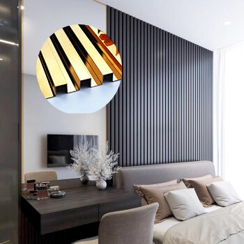 Modern design stainless steel fluted panels wall metal grill panel for home decoration