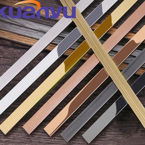 Tile Corner Gold Brushed Trims Decorative Stainless Steel Ceramic Strip