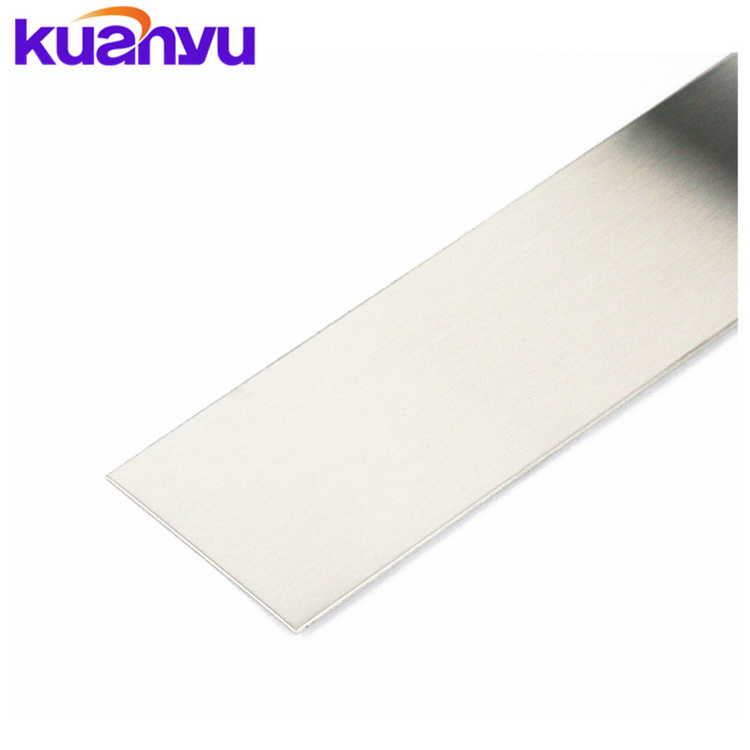 High Quality decorative metal wall trim Flat Profile Tile Trim Plat Strips Stainless Steel