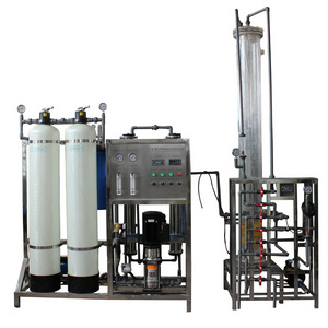 Ion Exchange Water Treatment System Fiber Glass SS 304 Mixed Bed Filter 500LPH RO Water Deionized Equipment