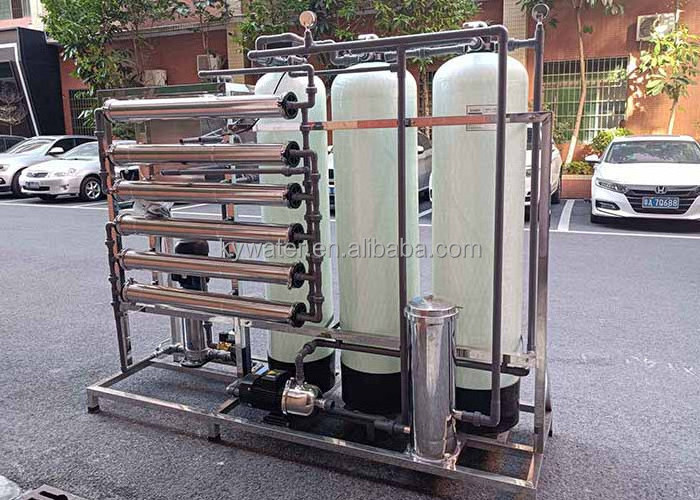 reverse osmosis pure water  filter system 20000 liters  sterilized steel water tank for industrial drinking water machine