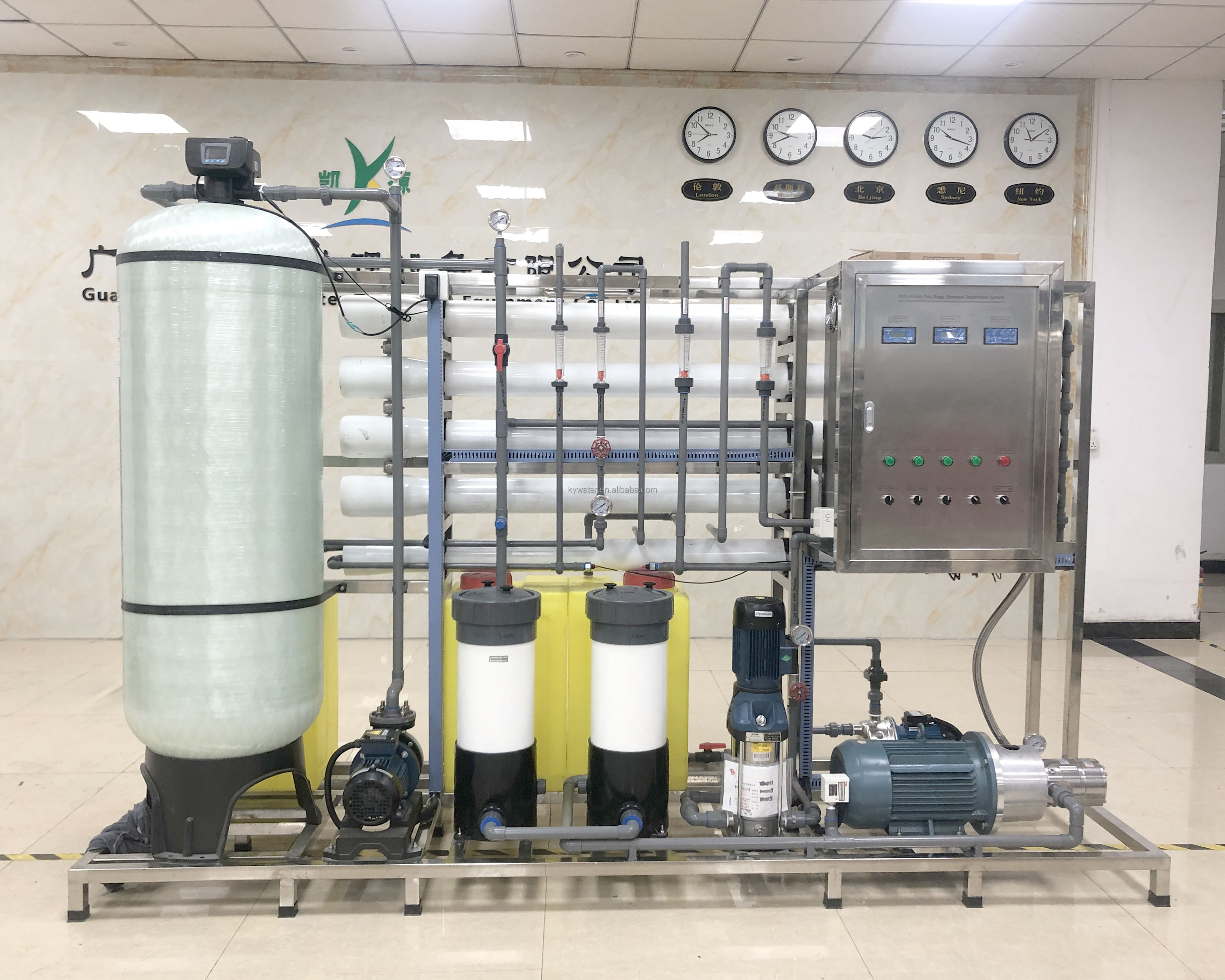 Hot Sale 1000LPH Seawater Desalination Plant For Boat High Salt Water Filtration System Drinking Pure Water Filter