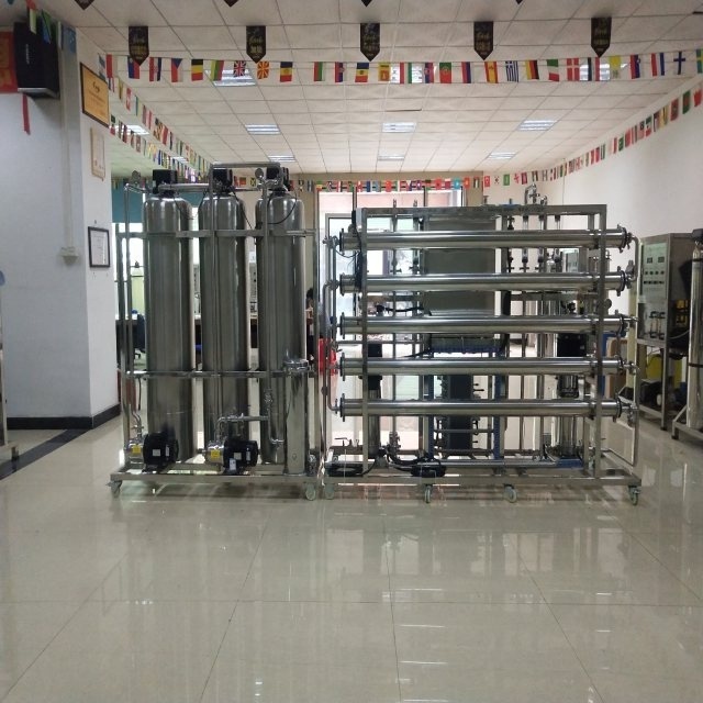 1000LPH anion and cation resin ion exchange mixed bed water deionizer distilled ultrapure water machine for industry