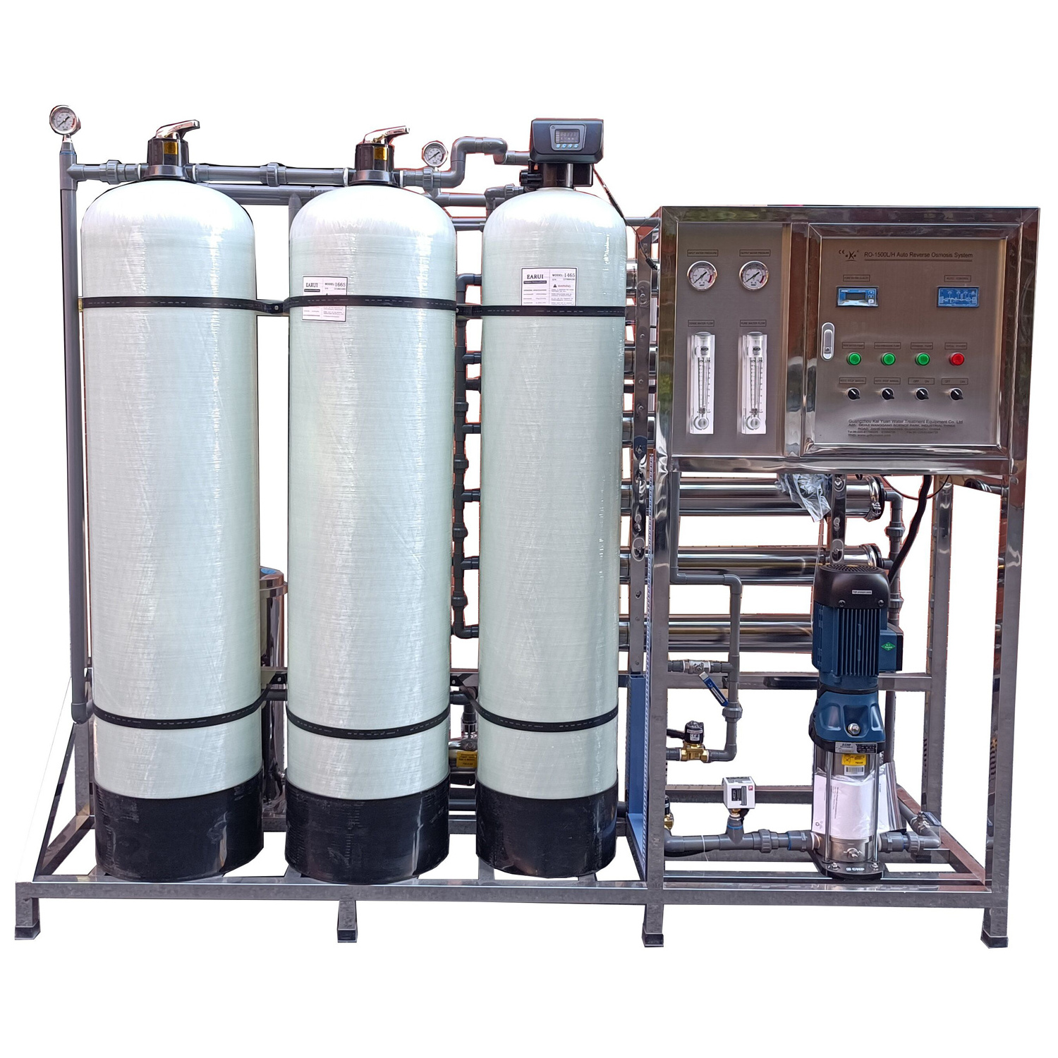 reverse osmosis pure water  filter system 20000 liters  sterilized steel water tank for industrial drinking water machine