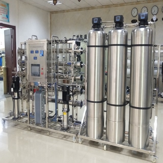 1000LPH anion and cation resin ion exchange mixed bed water deionizer distilled ultrapure water machine for industry