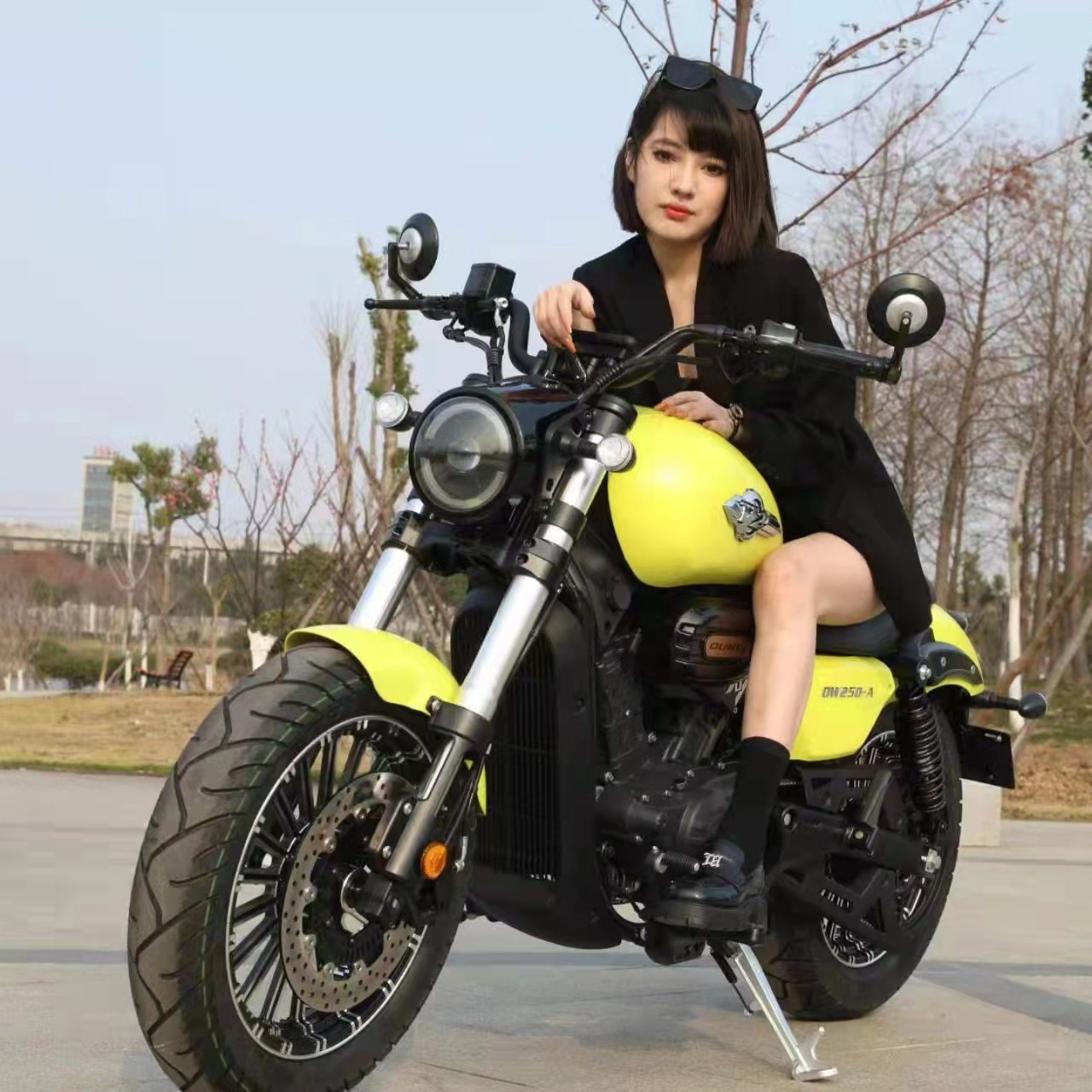 Motorcycle OW250-A EFI Scooter Four-stroke Length 2060MM Width 840MM Height 1100MM Ignition Fuel Injection Motorcycle