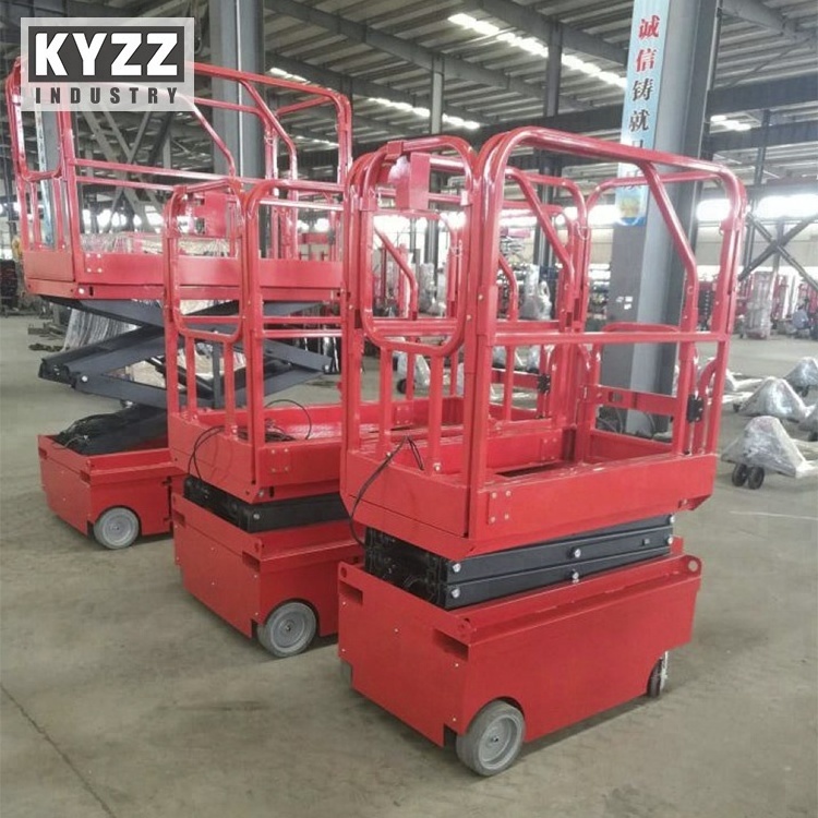 240kg 3m used portable electric mobile self-propelled small platform mini Skyjack Scissor Lift