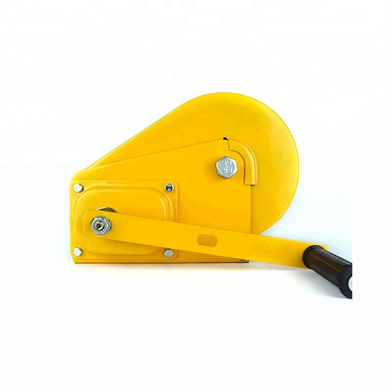 good quality 1400lbs 1800lbs portable with strap two way ratchet marine trailer parts Manual hand pulling winch