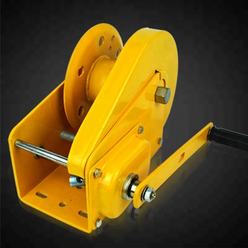 good quality 1400lbs 1800lbs portable with strap two way ratchet marine trailer parts Manual hand pulling winch