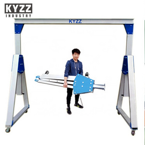 Small Loading Anti-rust marine aluminum Gantry Portal Crane Price For Maintaining aircraft aeroplane Barges Houseboat