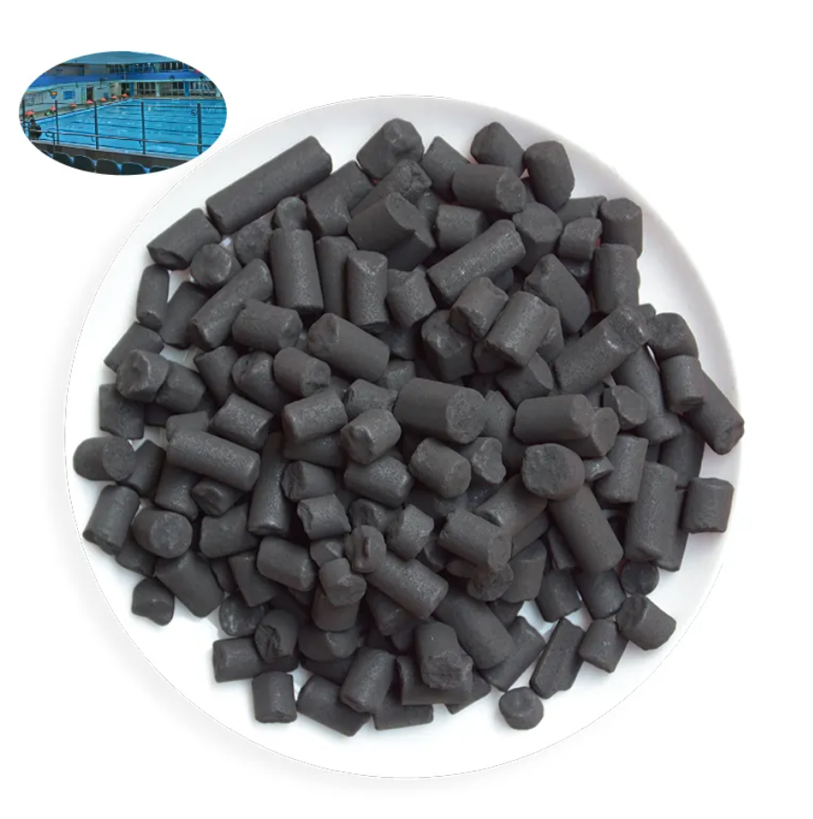 3mm 4mm Factory Price Columnar Active Charcoal Bulk Coal Pellet Activated Carbon