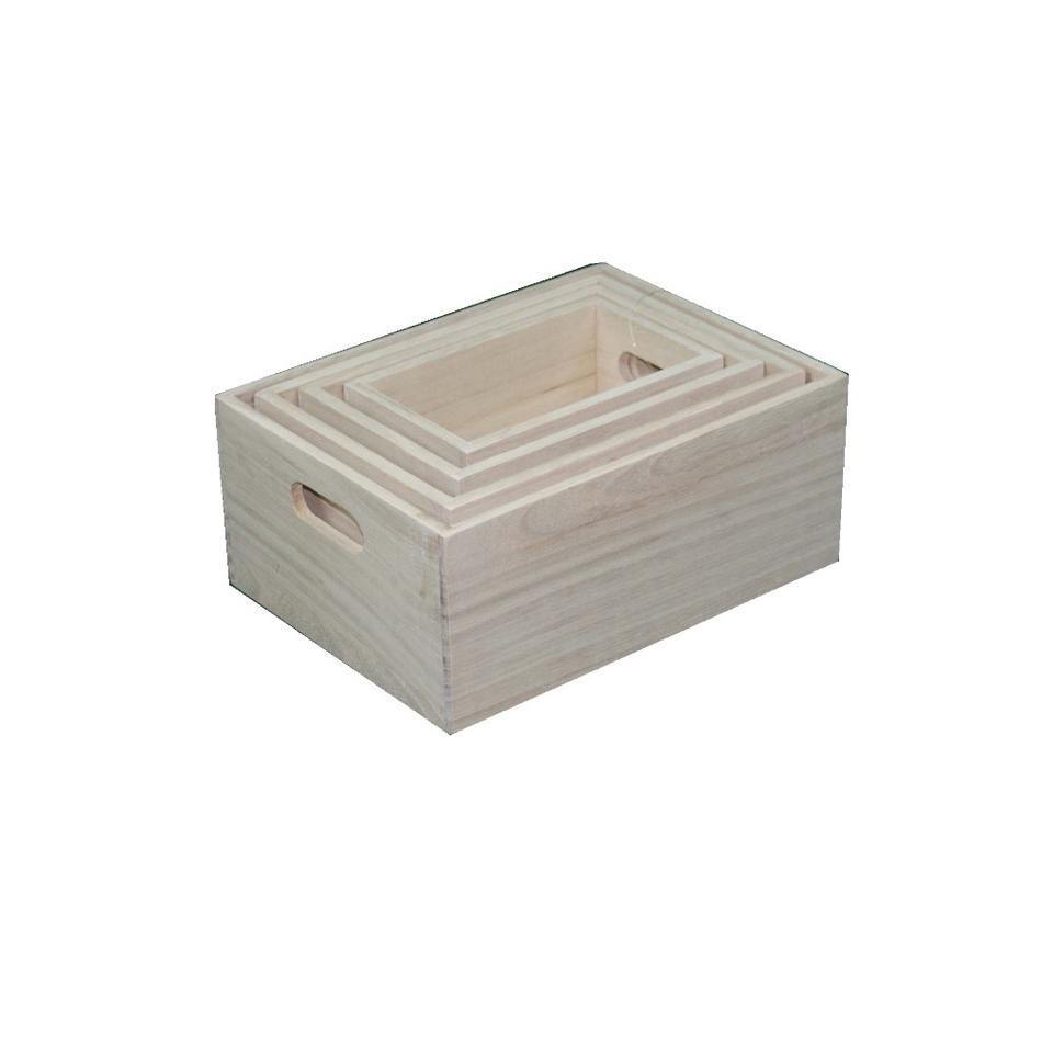 2024 Cheap Wooden Gift Beer Wine Fruit Crate Wood Storage Box Basket Packing Decorative box best price