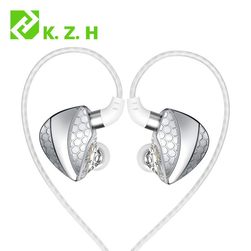 A QKZ Hi6T Dynamic Wired Music Earphones HIFI Bass Earbuds In Ear Sport Noise Cancelling Headphone With Mic