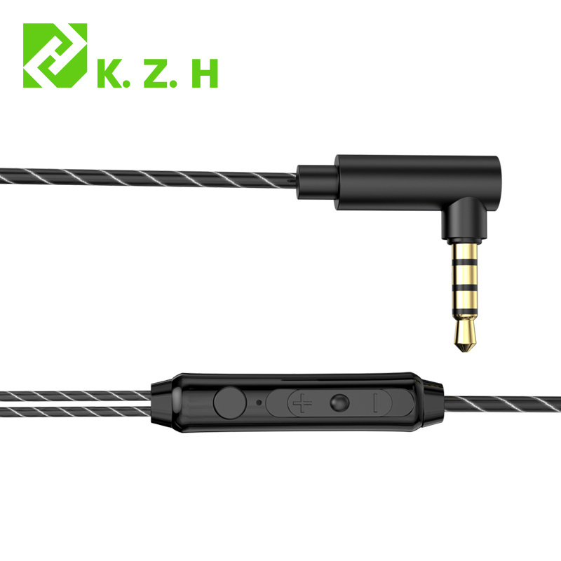 A QKZ Hi6T Dynamic Wired Music Earphones HIFI Bass Earbuds In Ear Sport Noise Cancelling Headphone With Mic