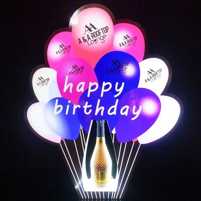 LED Balloon Bottle Presenter Balloons Glorifier Display for DJ Disco Events Party Lounge Bar Night Club LED VIP Bottle Carrier