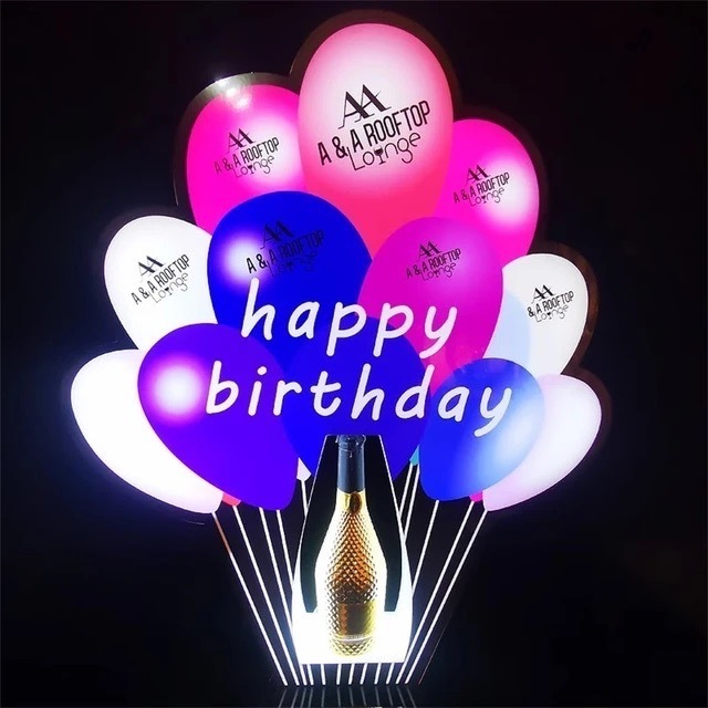 LED Balloon Bottle Presenter Balloons Glorifier Display for DJ Disco Events Party Lounge Bar Night Club LED VIP Bottle Carrier