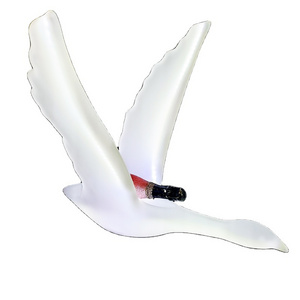 factory custom color white grey goose wine Holder fly goose wine holder creative luminous fly birds design vodka display Holder