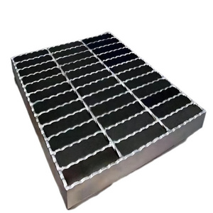 customized stainless galvanized steel grating steel bar grating for drainage platform canal cover walkway construction materials