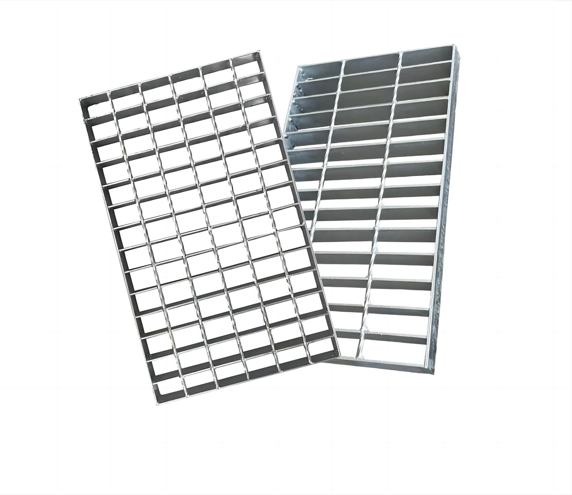 customized stainless galvanized steel grating steel bar grating for drainage platform canal cover walkway construction materials