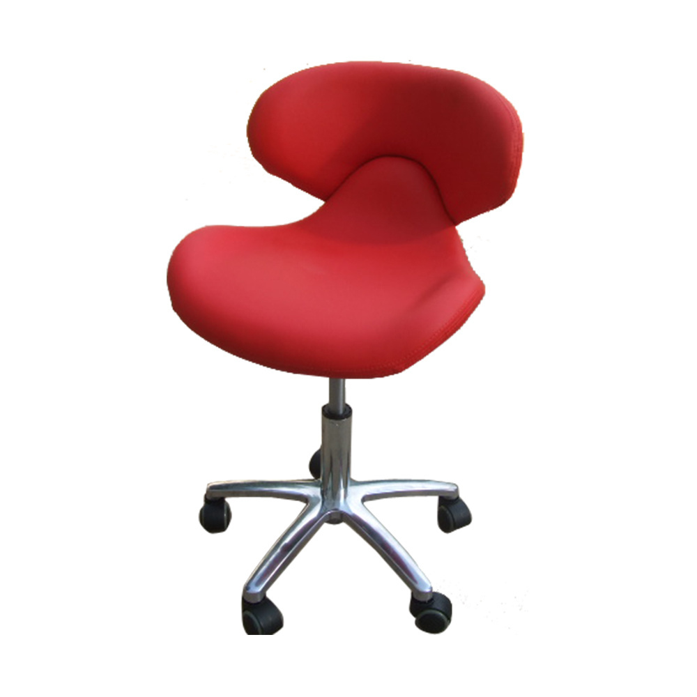 Modern Cheap Beauty Nail Salon Office Furniture Adjustable Hydraulic Rolling Swivel Pedicure Stool Chair