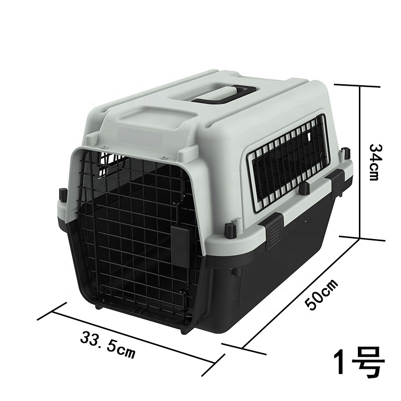 Extra Large Dog Carrier With Wheels For Pet Travel Easy To Move Dog Carrier Cage With Pull-out Rod For Pets under 60kg