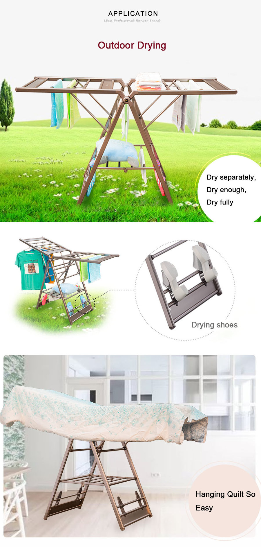 Drying clothes bathroom laundry folding hanger drying rack hanger stand clothing rack clothes hanger for clothes