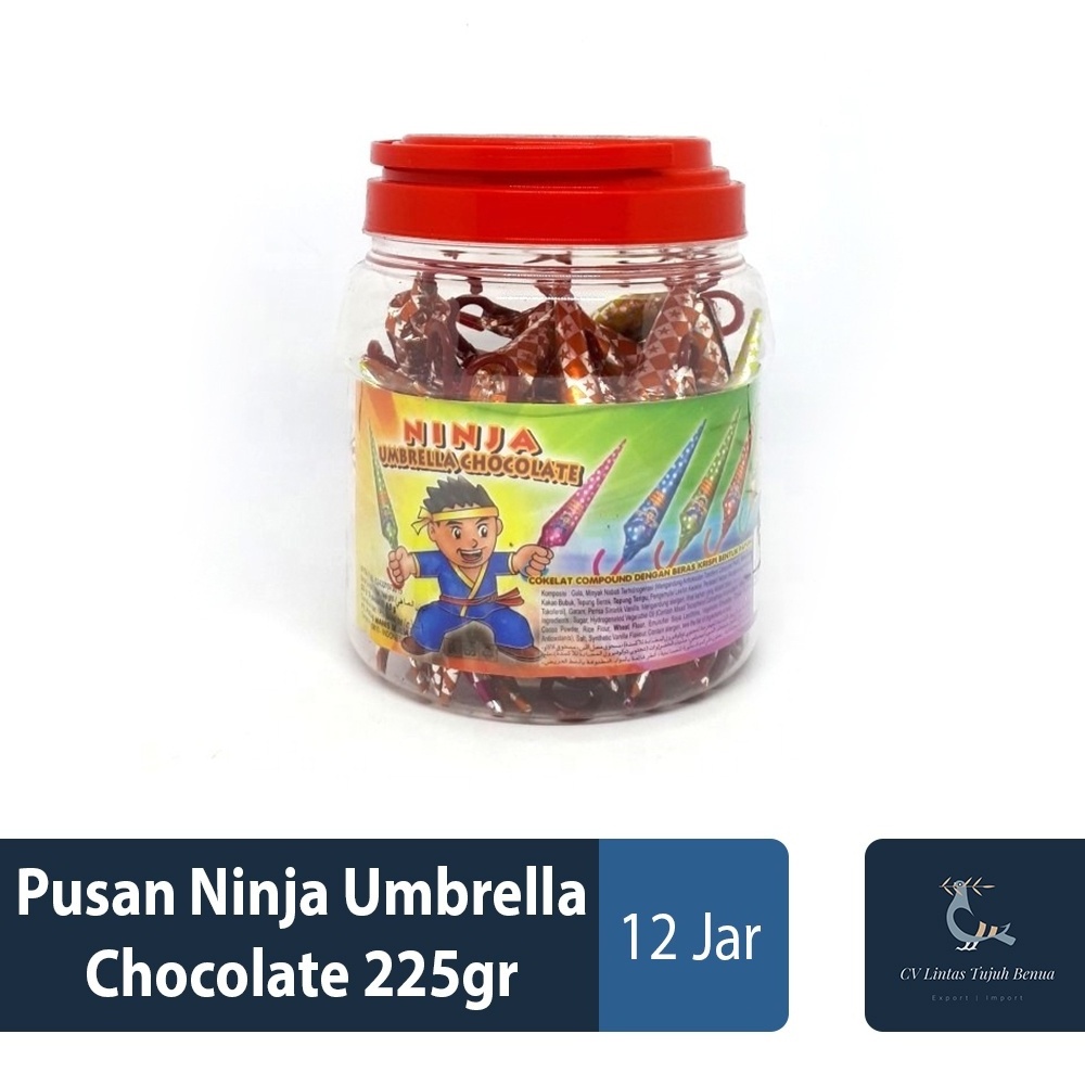 Best Product Pusan Ninja Umbrella Chocolate 225gr Candy Shape Umbrella Stick Chocolate Sale Candy