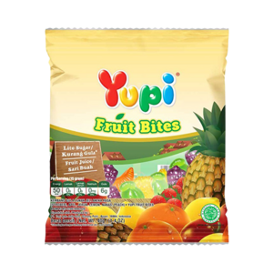 NEW Yupi Gummy Candies  40gr Fruit Bites Flavor Soft Chewy Fruity Sour Sweet Popular Gummy Candy