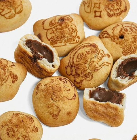 SALE Mei ji Hello Panda 42gr Biscuit Character Chocolate Filling Sweet Trending Wholesale Biscuits