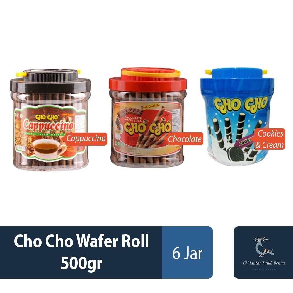 WHOLESALE Cho Cho Wafer Roll 500gr Chocolate Flavor Wafers Trending Populars Biscuits Sale