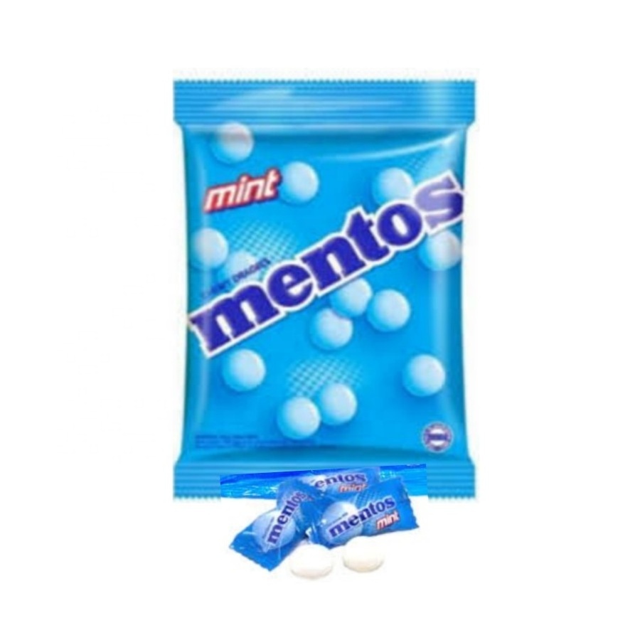 SALE Men-tos Candy Small Pouch 135gr Mint Flavor Chewy Mints Sensation Sweet Wholesale Candy