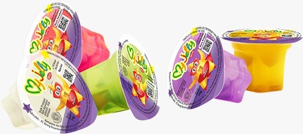 Wong Coco My Jelly 210gr  Kids Favorite Snack Fruity Flavor Colorful Chewy Jelly Cup Snack