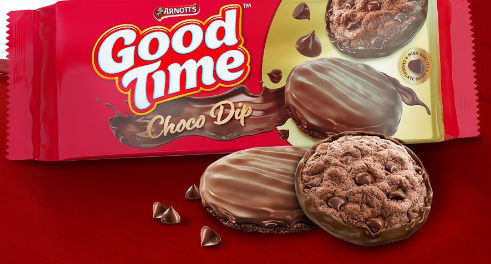 Good Time Cookies 71gr Choco Dip Sandwich Chocolate Cream Choco Chips Double Sweet Crispy Biscuits