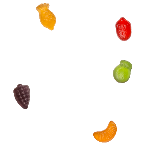 NEW Yupi Gummy Candies  40gr Fruit Bites Flavor Soft Chewy Fruity Sour Sweet Popular Gummy Candy