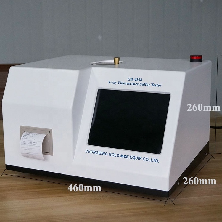 17 ppm to 5% Cheap Touch Screen X-Ray Fluorescence XRF Sulfur Analyzer Oil Sulfur Meter Tester