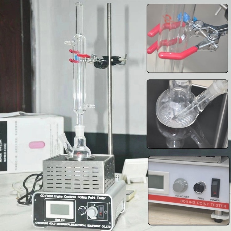 ASTM D1120 Equilibrium Boiling Point Apparatus in Testing Equipment of Engine Coolants / Brake Fluid