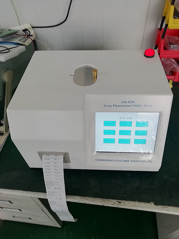 X-Ray Fluorescence Sulfur Tester sulfur Content Analyzer for Oil and Petroleum Products