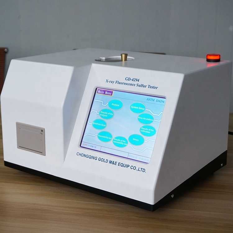 ASTM D4294 XRF X-Ray Fluorescence Sulfur Oil Analyzer Sulphur Analysis Tester