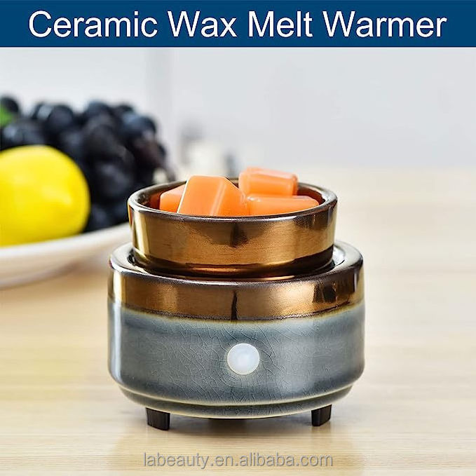 Wholesale electric candle wax warmer scented wax melts burner Christmas touch sensitive 3d aroma lamp wax melt burner