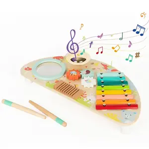 Wholesale Toy Musical Instruments Children'S Percussion Instruments Baby Music Early Education Wooden Instrument Set