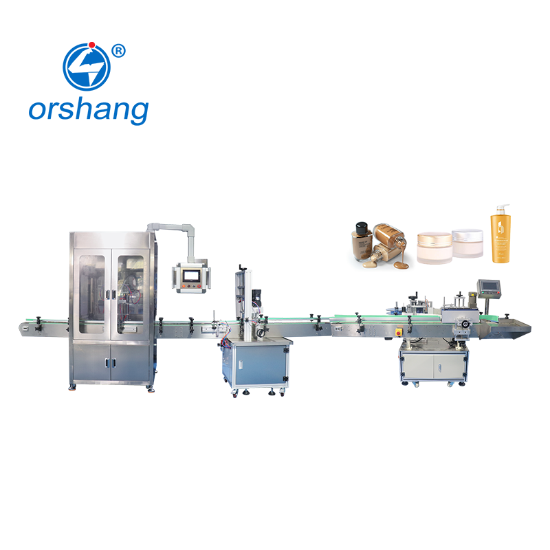 Full Automatic Cream Shampoo Bottle Filling Machine Hand Wash Liquid Soap Filling Packing Capping and Labeling Machines