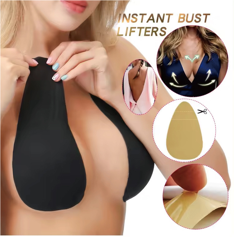 E F G H Cup Adhesive Push up Nipple Cover Big Breast Nipple Sticker Plus Size Boob Tape Plus Size Women's Clothing Adults BRAS