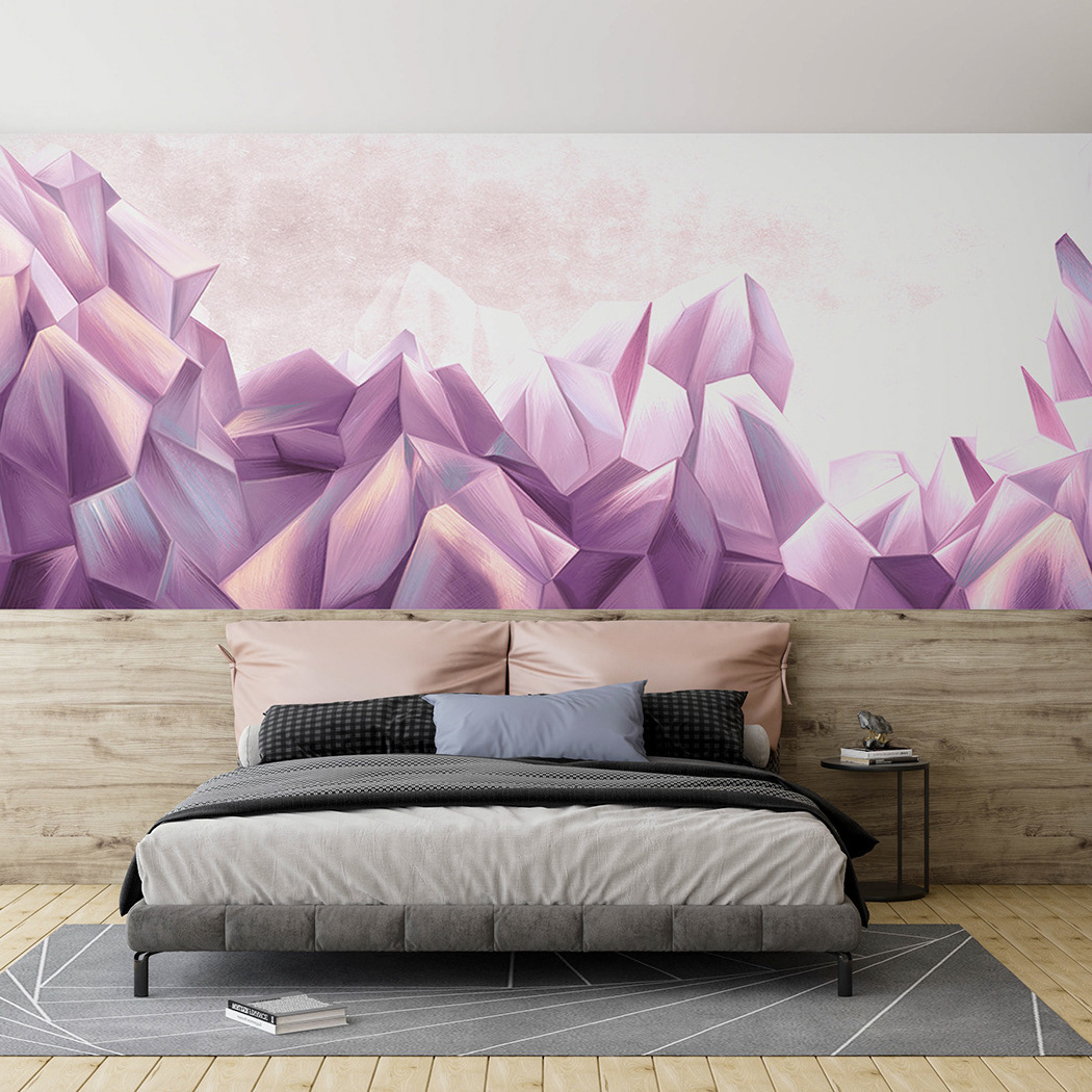 Custom Large Size Fabric Eco-friendly Printing Wall Decal Wallpaper Home Decoration Wall Mural Sticker for Living Room Bedroom