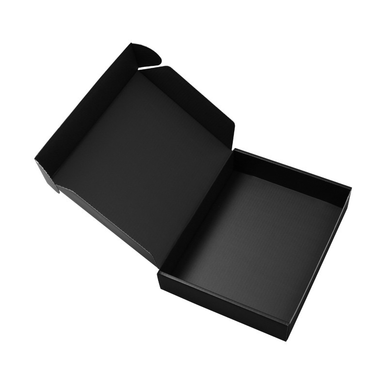 Unique design custom black shipping Apparel packaging box Wig Boxes with Logo Packaging