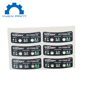 Cheap Custom Control Panel Stickers With Logo Printing Vinyl Die Cut Stickers Vinyl