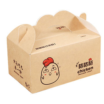 Disposable takeaway food containers brown kraft paper take out food boxes