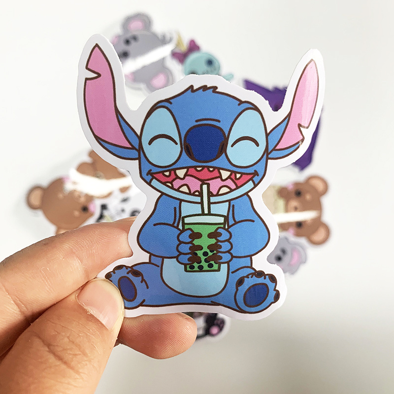 Wholesale Custom Printing Colorful Vinyl Label Die Cut Cartoon Sticker Kiss Cut logo sticker