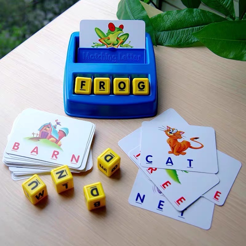 Color Box for kids educational interesting letter collocation matching game children educational letter Matching game box